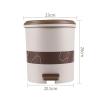 Office Trash Can Wastebasket 6L/9L Classified Trash Can Foot Pedal Household Plastic With Lid Bathroom Living Room Separation Bucket Living Room Bedroom Office Waste Paper Basket Bathroom Trash Can ( view 2