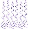12Pcs Hanging Spiral Swirl Decorations, Takemay Plastic Streamers Foil Swirls Ceiling Decorations for Birthday, Graduation, Wedding, Holiday Celebration Supplies view 1
