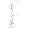 12Pcs Hanging Spiral Swirl Decorations, Takemay Plastic Streamers Foil Swirls Ceiling Decorations for Birthday, Graduation, Wedding, Holiday Celebration Supplies view 3