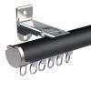 Ceiling mount curtain rod,cafe curtain rod,ceiling mount curtain track,privacy curtains for room divider,Scope of application: Suitable for living rooms,bathrooms,bedrooms,ceilings,bay windows,RVs ( C view 1