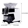 530W Automatic Oil Press Machine Cold Hot Nut Oil Extractor Stainless Steel Electric Oil Press Oil Expeller Home Commercial Use for Coconut Seed Oil Press 3-6Kg/H,Gold Grinder view 2