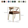 CraftThink Side Reception Chair, Modern Arm Chair Waiting Room Chair with Polyurethane Cushion for Home Use Living Dining Room, 2 Piece Set-Matte Green view 3