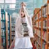 FOTAP Bookworm Merch Handbag Book Tote Bag Literary Gift Books Week-Librarian Gift (Forever T) view 2
