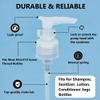 BENECREAT 12 Packs Plastic Replacement Pumps, 24-410 Thread/Neck Locking Clear Dispenser Replacement Pump Lotion Pumps for Soap, Lotion, Shampoo, Kitchen and Bathroom view 4