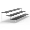 AZEAM 15 3/4 inch Acrylic Riser Black Display Risers Stand Large Collection Organizer Shelf for Cupcake Food Desserts view 1
