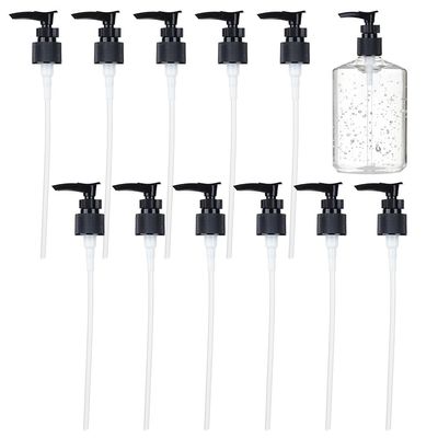 BENECREAT 12 Packs Plastic Replacement Pumps, 24-410 Thread/Neck Locking Black Dispenser Replacement Pump Lotion Pumps for Soap, Lotion, Shampoo, Kitchen and Bathroom