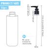 BENECREAT 12 Packs Plastic Replacement Pumps, 24-410 Thread/Neck Locking Black Dispenser Replacement Pump Lotion Pumps for Soap, Lotion, Shampoo, Kitchen and Bathroom view 2