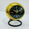 Nautical Replica Hub Retro Battery Operated Table Top Clock, Modern Round Desk Clocks Almost Silent, Easy to Read for Living Room/Home/Kitchen/Bedroom/Office/School Decor (Gold, 7 Inch) view 3