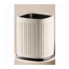 Office Trash Can Wastebasket Trash Can Living Room Kitchen Large Capacity Stainless Steel Lidless Double-layer Waste Paper Basket Waste Paper Basket 8L/12L/15L Bathroom Trash Can ( Color : A , Size : view 1
