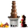 Commercial Chocolate Fondue Fountain, Stainless Steel with Temperature Control Chocolate Waterfall Machine, Sauce Melting Pot Perfect for Nacho Cheese, BBQ Sauce, Ranch, Fruit, Liqueurs (5 Tier) view 1