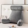 WUHUQN Back Support Reading Pillow for Bed,Lumbar Support Cushion,with Neck/Arm Support,Great for Back Support,Bed,Gaming,Reading,Relaxing Or Watching TV view 1