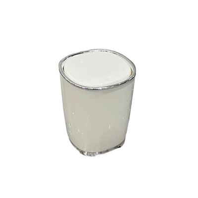 FEELIN Office Trash Can Wastebasket Trash Can for Home Living Room and Bedroom Creative Push-Type Toilet with Lid Bathroom Trash Can (Size : B)