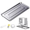 GMBAYUE Stainless Steel Drain Pan for Air Conditioner Outdoor Unit, Air Conditioner Drip Pan with Drain Tubing, Universal Window Air Conditioner Drain Kit (Color : 3P) view 1
