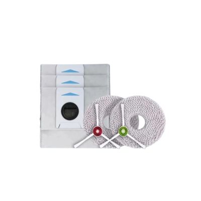 QDVOPHZA Compatible for DEEBOT T20 OmniVacuum Accessory Set, Washable Mop * 2 Dust Collection Bags * 3 BrushesVacuum Kit, w0u5903wei