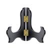 Elegant 4 Inch Ceramic Disc Bracket on Wood Easel Black Frame for Cake Decorations for 10-12cm Items view 1