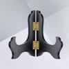 Elegant 4 Inch Ceramic Disc Bracket on Wood Easel Black Frame for Cake Decorations for 10-12cm Items view 4