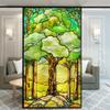 Xijier No Glue Decorative Privacy Frosted Window Film Modern Classic Stained Glass Door Window Decals Window Sticker 60x180cm(23.6"x70.9") view 2