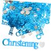 Ciieeo 3bags Shower Table Confetti Decor Christening Sequins Scatter Confetti for Boys Girls Party Decorations Adorable Heart Letter Designs for Fun Celebrations view 1