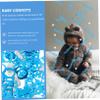 Ciieeo 3bags Shower Table Confetti Decor Christening Sequins Scatter Confetti for Boys Girls Party Decorations Adorable Heart Letter Designs for Fun Celebrations view 3
