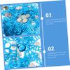 Ciieeo 3bags Shower Table Confetti Decor Christening Sequins Scatter Confetti for Boys Girls Party Decorations Adorable Heart Letter Designs for Fun Celebrations view 4