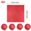 100pcs 4x4in Chocolate Candy Wrappers - Aluminium Foil Paper for DIY Brownies, Fruit Bars & Candy Packaging view 2