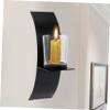 Alipis Delicate Curved Shape Wall Candle Holder Wrought Sconce for Decor for Living Room Bedroom Office Adds Modern Flair to Interior view 2