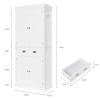 71.65" White Kitchen Pantry Cabinet, Tall Kitchen Cabinet Pantry Cabinet with Doors and Drawer, Freestanding Pantry Kitchen with Adjustable Shelves for Dining Living Room, Pantry Cupboard with Doors view 4