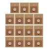 15Pcs Vacuum Cleaner Dust Paper Bags 100 * 110mm Diameter 50mm Accessories Parts Vacuum Cleaner Part Filter Kit Dust Nozzle Flexible Tube Telescopic Cleaning Brush Washable Hose Control Organizer view 1