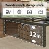 EMODA 14 Inch Twin XL Bed Frames with Cover, Heavy Duty XL Twin Metal Platform Bed Frame No Box Spring Needed, Noise Free, Easy Assembly view 4