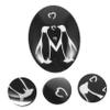 Ciieeo 1set Penguin Glass Penguin Decor for Home Symbol of Love and Affection for Friends and Couples Charming Desktop Accessory Card Box view 2