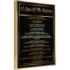 12 Laws Of The Universe Wall Art Manifestation Spiritual Canvas, Attraction Print Office Decor, Energy Quote, Magic Energy Message, Gratitude Sign, Home Spirit Self-Empowerment Saying Metal Gold 12x16 view 1