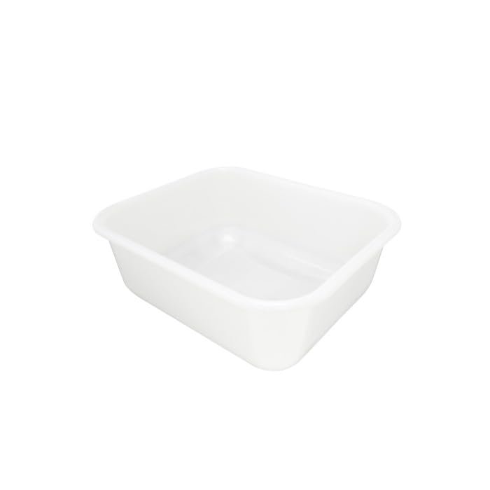 CAC China BTBX-W Plastic Food Storage Box 14-1/2" x 12-1/2" x 5-1/2" H