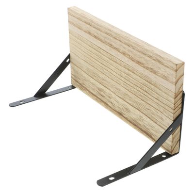 WOFASHPURET Wooden Floating Shelf Wall Bracket Partition Floating Book Shelves for Bathroom Corner