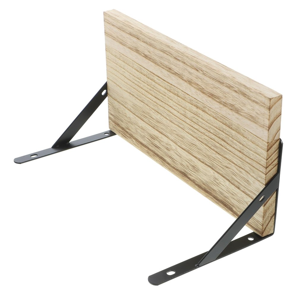 WOFASHPURET Wooden Floating Shelf Wall Bracket Partition Floating Book Shelves for Bathroom Corner