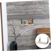 WOFASHPURET Wooden Floating Shelf Wall Bracket Partition Floating Book Shelves for Bathroom Corner view 4