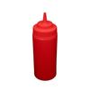 CAC China Squeeze Bottle Wide-Mouth Red 16oz view 1