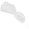 LIFKOME Bachelorette Party Veil Cowgirl Hat Wedding Hat for Bride Lightweight White Veil view 1