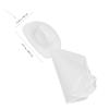 LIFKOME Bachelorette Party Veil Cowgirl Hat Wedding Hat for Bride Lightweight White Veil view 4