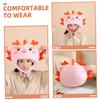 Ciieeo Dragon Cosplay Hat Cute Novelty Party Accessory for Photography Unisex Design for Costume Events and Celebrations view 4