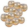 HOOTNEE 12pcs Glass Candle Holders Round Tealight Holders Stable Base for Weddings Parties Home Decor Christmas and More Decorative Votive Candle Cups for Romantic Settings view 1