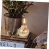 HOOTNEE 12pcs Glass Candle Holders Round Tealight Holders Stable Base for Weddings Parties Home Decor Christmas and More Decorative Votive Candle Cups for Romantic Settings view 2