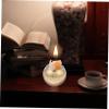 HOOTNEE 12pcs Glass Candle Holders Round Tealight Holders Stable Base for Weddings Parties Home Decor Christmas and More Decorative Votive Candle Cups for Romantic Settings view 4