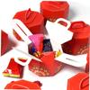 Beaupretty 50pcs Chinese Style Wedding Favor Candy Box Treat Boxes for Weddings Birthdays and Festivals Attractive Design for Storage view 2