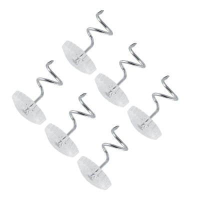 Yctze Upholstery Pins Set of 30/50 for Couch, Chair, Car Sofa, Headliner Repair and Loose Drapery Craft, Clear Head Spiral Fabric Fasteners (30Pcs)