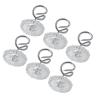 Yctze Upholstery Pins Set of 30/50 for Couch, Chair, Car Sofa, Headliner Repair and Loose Drapery Craft, Clear Head Spiral Fabric Fasteners (30Pcs) view 2