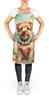 Caroline's Treasures Norfolk Terrier Luau Apron Cooking Kitchen Server Baking Crafts Gardening for Adult Women Men, Unisex, Large, Multicolor view 2