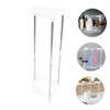 PRETYZOOM Countertop Shelf Bathroom Organization Under Sink Organizer Vanity Organizer Triangle Storage Rack Corner Storage Shelf Kitchen Rack view 4