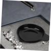 Black Round Electronic Scale Tray, Stainless Steel, 5pcs Set view 3