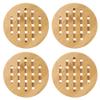 4Pcs Table Mat Anti-Scald Non-Slip Bowl Cup Heat Insulation Pad for Hot Coffee Cup Pads Dishes Heating Insulation Kitchen(Round Shape) view 1