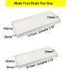 HomeLoft Basics Ac Drip Pan with Drain, Ac Drip Cushion, Air Conditioner Drain Hose Kit, Integrated Molding of PP5 Material, Used for 1-5 P Air Conditioners, Suitable for Indoor and Outdoor Use view 2
